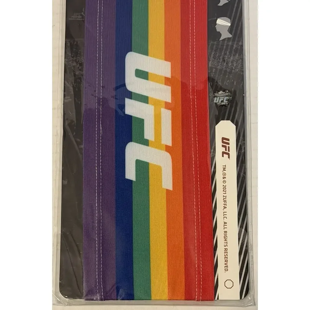 UFC Tapered Headband Rainbow NEW NIP